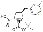 BOC-(R)-GAMMA-(3-METHYL-BENZYL)-L-PROLINE Struktur