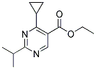 ETHYL-2-ISOPROPYL-4-CYCLOPROPYL-5-PYRIMIDINE CARBOXYLATE Struktur