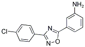 3-[3-(4-CHLORO-PHENYL)-[1,2,4]OXADIAZOL-5-YL]-PHENYLAMINE Struktur