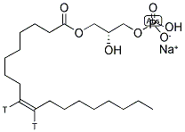 1-OLEOYL-2-HYDROXY-SN-GLYCERO-3-PHOSPHATE [OLEOYL 9,10-3H] SODIUM SALT Struktur