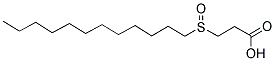 3-(DODECYLSULFINYL)PROPANOIC ACID Struktur