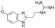 2-GUANIDINYLETHYL-5(6)-METHOXY-BENZIMIDAZOLE Struktur