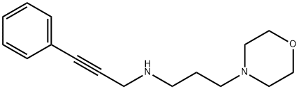 N-(3-MORPHOLIN-4-YLPROPYL)-3-PHENYLPROP-2-YN-1-AMINE Struktur