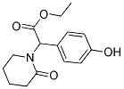 (4-HYDROXY-PHENYL)-(2-OXO-PIPERIDIN-1-YL)-ACETIC ACID ETHYL ESTER Struktur