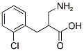 2-AMINOMETHYL-3-(2-CHLORO-PHENYL)-PROPIONIC ACID Struktur