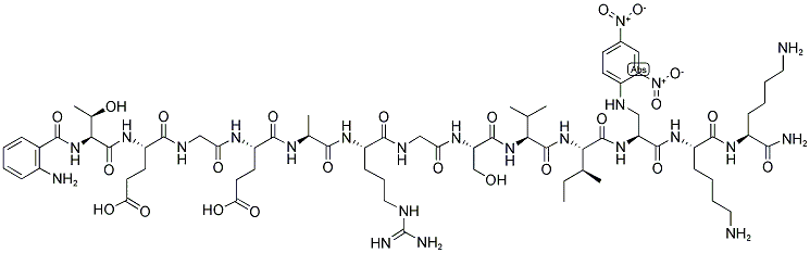 ABZ-TEGEARGSVI-DAP(DNP)-KK-NH2 Struktur