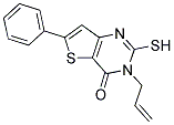 3-ALLYL-2-MERCAPTO-6-PHENYLTHIENO[3,2-D]PYRIMIDIN-4(3H)-ONE Struktur