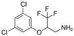 2-(3,5-DICHLORO-PHENOXY)-3,3,3-TRIFLUORO-PROPYLAMINE Struktur