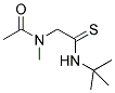 N-[2-(TERT-BUTYLAMINO)-2-THIOXOETHYL]-N-METHYLACETAMIDE Struktur