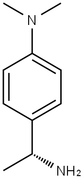 (R)-4-(1-AMINOETHYL)-N,N-DIMETHYLBENZENAMINE Struktur