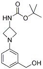 [1-(3-HYDROXYMETHYL-PHENYL)-AZETIDIN-3-YL]-CARBAMIC ACID TERT-BUTYL ESTER Struktur