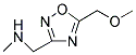 N-([5-(METHOXYMETHYL)-1,2,4-OXADIAZOL-3-YL]METHYL)-N-METHYLAMINE Struktur