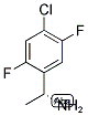 (R)-1-(4-CHLORO-2,5-DIFLUOROPHENYL)ETHANAMINE Struktur