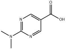 2-DIMETHYLAMINO-PYRIMIDINE-5-CARBOXYLIC ACID Struktur