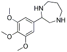 2-(3,4,5-TRIMETHOXY-PHENYL)-[1,4]HOMOPIPERAZINE Struktur