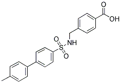 4-(([(4'-METHYL[1,1'-BIPHENYL]-4-YL)SULFONYL]AMINO)METHYL)BENZOIC ACID Struktur