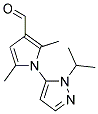 1-(1-ISOPROPYL-1H-PYRAZOL-5-YL)-2,5-DIMETHYL-1H-PYRROLE-3-CARBALDEHYDE Struktur