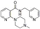 2-(4-METHYLPIPERAZIN-1-YL)-N-(PYRIDIN-3-YL-METHYL)NICOTINAMIDE Struktur