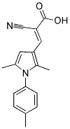 (2E)-2-CYANO-3-[2,5-DIMETHYL-1-(4-METHYLPHENYL)-1H-PYRROL-3-YL]ACRYLIC ACID Struktur