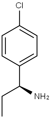 (S)-1-(4-CHLOROPHENYL)PROPAN-1-AMINE Struktur