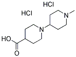 1'-METHYL-1,4'-BIPIPERIDINE-4-CARBOXYLIC ACID DIHYDROCHLORIDE Struktur