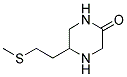 5-(2-METHYLSULFANYL-ETHYL)-PIPERAZIN-2-ONE Struktur