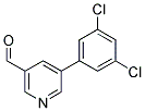 5-(3,5-DICHLOROPHENYL)NICOTINALDEHYDE Struktur