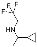 N-(1-CYCLOPROPYLETHYL)-N-(2,2,2-TRIFLUOROETHYL)AMINE Struktur