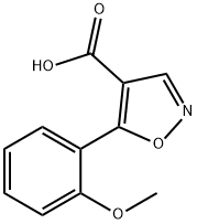 5-(2-METHOXY-PHENYL)-ISOXAZOLE-4-CARBOXYLIC ACID Struktur