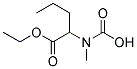 1(ETHOXYCARBONYL) BUTYL METHYL CARBAMIC ACID Struktur