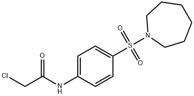 N-[4-(AZEPAN-1-YLSULFONYL)PHENYL]-2-CHLOROACETAMIDE Struktur