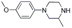 1-(4-METHOXYPHENYL)-3-METHYLPIPERAZINE Struktur