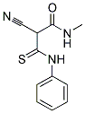 3-ANILINO-2-CYANO-N-METHYL-3-THIOXOPROPANAMIDE Struktur