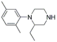 2-ETHYL-1-(2,5-DIMETHYLPHENYL)PIPERAZINE Struktur