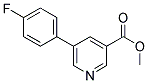 METHYL 5-(4-FLUOROPHENYL)NICOTINATE Struktur