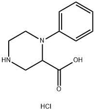 1-PHENYL-PIPERAZINE-2-CARBOXYLIC ACID DIHYDROCHLORIDE Struktur