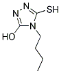 4-BUTYL-5-MERCAPTO-4H-1,2,4-TRIAZOL-3-OL Struktur