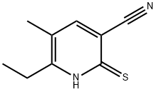 6-ETHYL-2-MERCAPTO-5-METHYL-NICOTINONITRILE Struktur