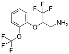 3,3,3-TRIFLUORO-2-(2-TRIFLUOROMETHOXY-PHENOXY)-PROPYLAMINE Struktur