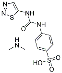 4-{[(1,2,3-THIADIAZOL-5-YLAMINO)CARBONYL]AMINO}BENZENESULFONIC ACID COMPOUND WITH N,N-DIMETHYLAMINE (1:1) Struktur