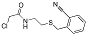 2-CHLORO-N-[2-[(2-CYANOBENZYL)THIO]ETHYL]ACETAMIDE Struktur