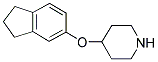 2,3-DIHYDRO-1H-INDEN-5-YL 4-PIPERIDINYL ETHER Struktur