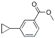 METHYL 3-CYCLOPROPYLBENZOATE Struktur