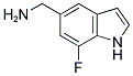 7-FLUORO-1H-INDOLE-5-METHYLAMINE Struktur