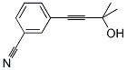 3-(3-HYDROXY-3-METHYL-1-BUTYNYL)BENZONITRILE Struktur