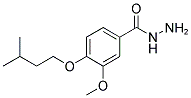 3-METHOXY-4-(3-METHYLBUTOXY)BENZOHYDRAZIDE Struktur