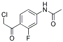 N-[4-(CHLOROACETYL)-3-FLUOROPHENYL]ACETAMIDE Struktur