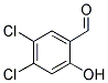 4,5-DICHLORO-2-HYDROXY-BENZALDEHYDE Struktur