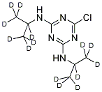 PROPAZINE-D14 (DI-ISO-PROPYL-D14) Struktur