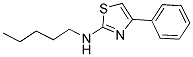 N-PENTYL-4-PHENYL-1,3-THIAZOL-2-AMINE Struktur